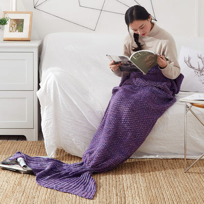 Manta Cola de Sirena Tejida a Crochet para Niños - Image 15