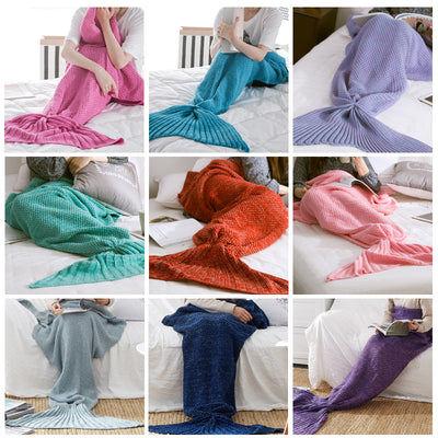 Manta Cola de Sirena Tejida a Crochet para Niños - Image 21