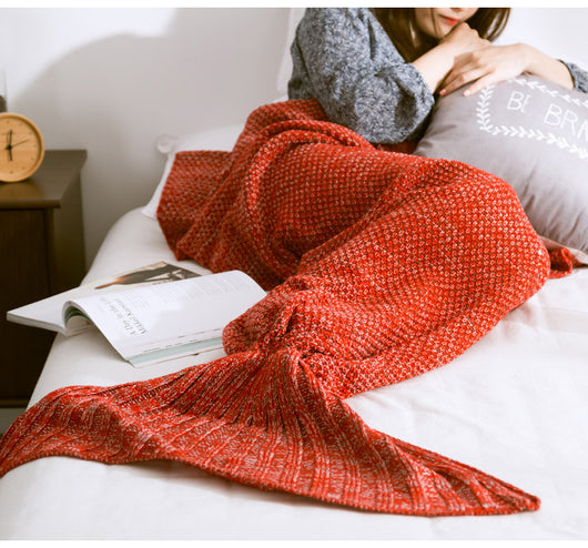Manta Cola de Sirena Tejida a Crochet para Niños - Image 19