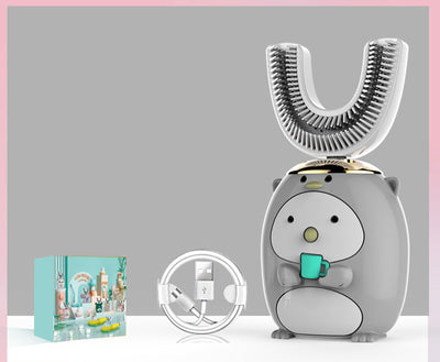 Cepillo Dental Eléctrico Infantil en Forma de U - Image 11