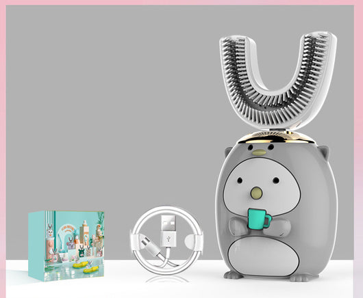 Cepillo Dental Eléctrico Infantil en Forma de U - Image 11