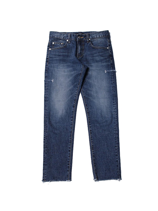 Jeans Slim Fit Tobillero para Hombre - Estilo Moderno y Ajustado