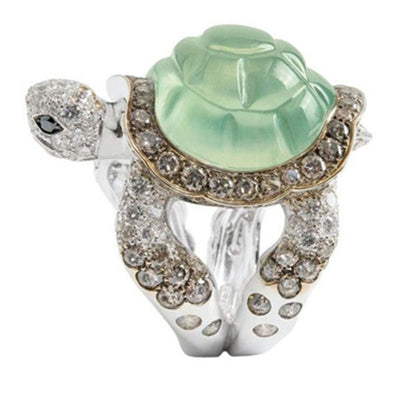 Anillo de Diamantes Negro y Marrón Tallado y Grabado a Mano - Image 9