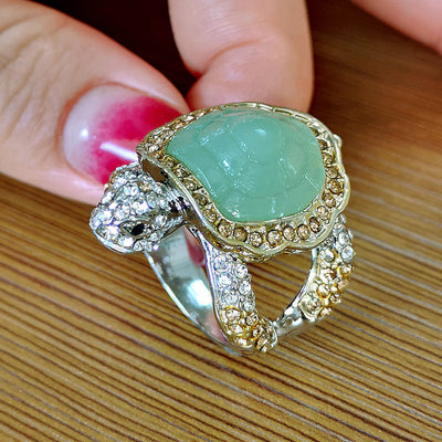 Anillo de Diamantes Negro y Marrón Tallado y Grabado a Mano - Image 4