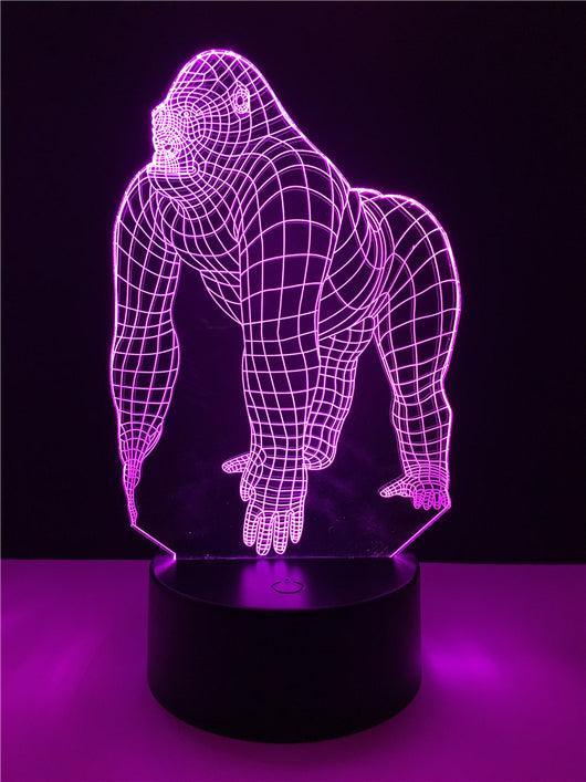 Lámpara de Escritorio 3D Serie Orangután - Diseño Artístico Internacional - Image 7