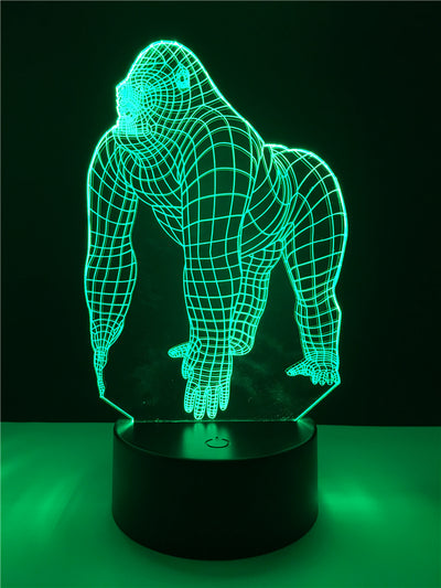 Lámpara de Escritorio 3D Serie Orangután - Diseño Artístico Internacional - Image 9