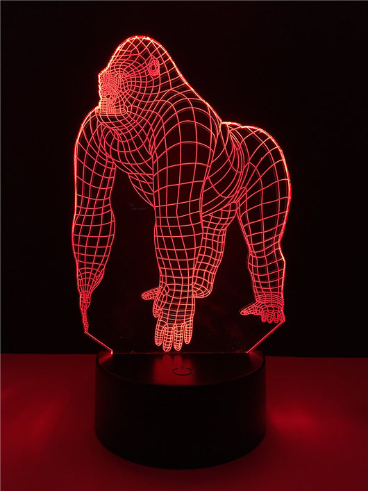 Lámpara de Escritorio 3D Serie Orangután - Diseño Artístico Internacional