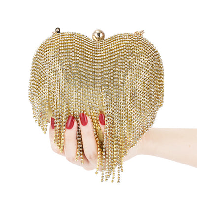 Cartera de Noche Clutch con Diamantes para Mujer - Image 10