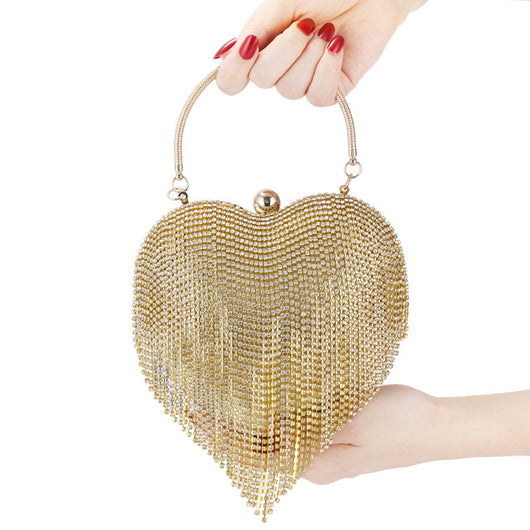 Cartera de Noche Clutch con Diamantes para Mujer - Image 3