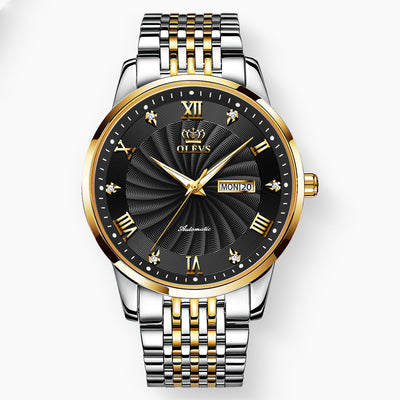 Reloj Mecánico de Negocios Resistente al Agua con Diamantes - Image 7