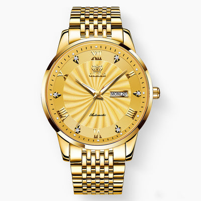 Reloj Mecánico de Negocios Resistente al Agua con Diamantes - Image 12
