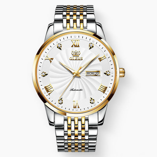 Reloj Mecánico de Negocios Resistente al Agua con Diamantes - Image 5