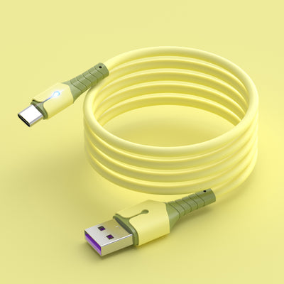 Cable de Datos Silicona Líquida Compatible con iPhone y Android