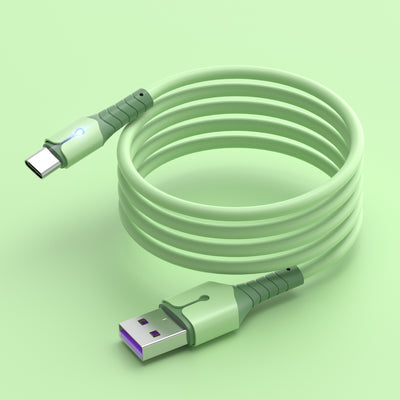 Cable de Datos Silicona Líquida Compatible con iPhone y Android - Image 4