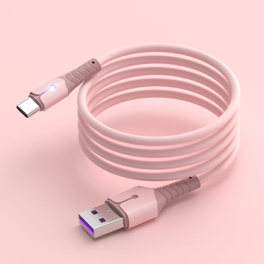 Cable de Datos Silicona Líquida Compatible con iPhone y Android - Image 2