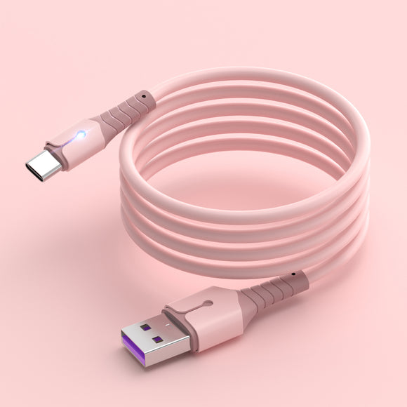 Cable de Datos Silicona Líquida Compatible con iPhone y Android