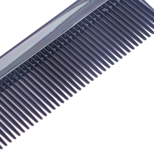 Peine de Acero Plástico Negro con Dientes Finos y Punta Afilada - Image 2
