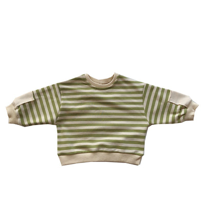 Sudadera con Capucha de Lana a Rayas para Niños - Image 12