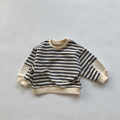 Sudadera con Capucha de Lana a Rayas para Niños - Image 14
