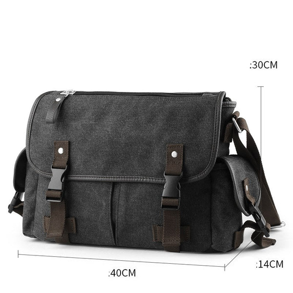 Bolsa Mensajero Casual para Estudiantes - Diseño Moderno y Funcional