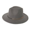 Sombrero Jazz Elegante para Mujer con Hebilla Dorada