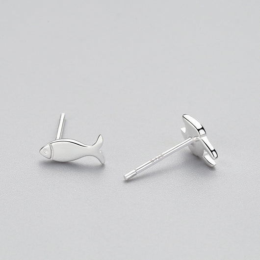 Aretes de Plata 925 Asimétricos con Diseño de Gato y Pez - Joyería Personalizada para Mujeres - Image 8
