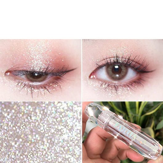 Sombra de Ojos con Perlas Diamantadas - Maquillaje Luminoso Profesional - Image 4