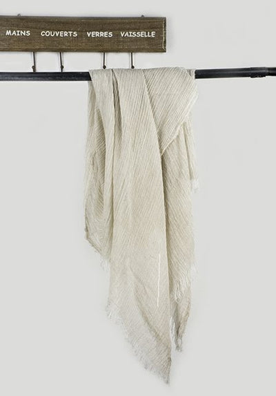 Bufanda Unisex de Algodón y Lino - Chal Largo Versátil para Hombre y Mujer - Image 7
