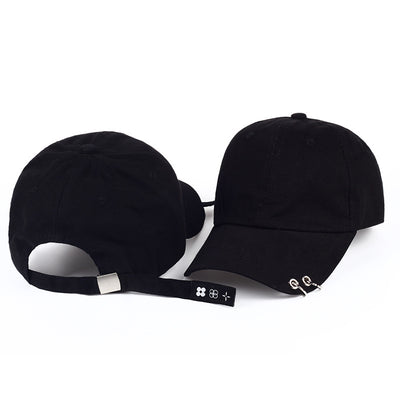 Gorra de Béisbol Negra Personalizada Estilo Coreano - Image 5