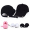 Gorra de Béisbol Negra Personalizada Estilo Coreano
