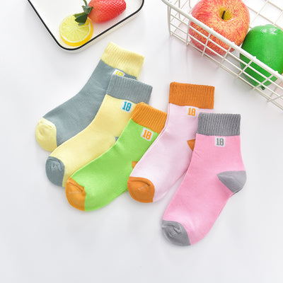 Calcetines Infantiles Tubo Rayas Osito Adorable para Piso - Image 12