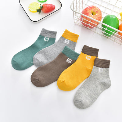 Calcetines Infantiles Tubo Rayas Osito Adorable para Piso - Image 11