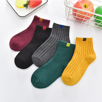 Calcetines Infantiles Tubo Rayas Osito Adorable para Piso - Image 5