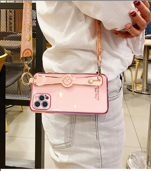 Funda para iPhone con Pulsera Electrochapada - Protección 6D Total - Image 19