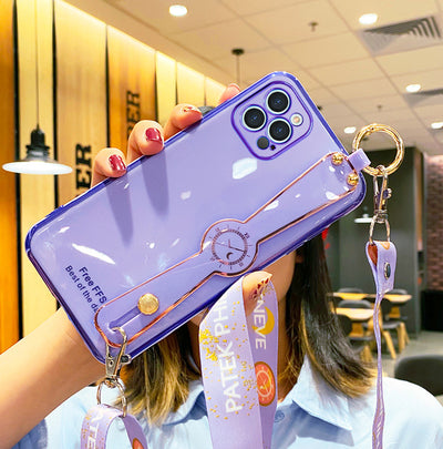 Funda para iPhone con Pulsera Electrochapada - Protección 6D Total - Image 21