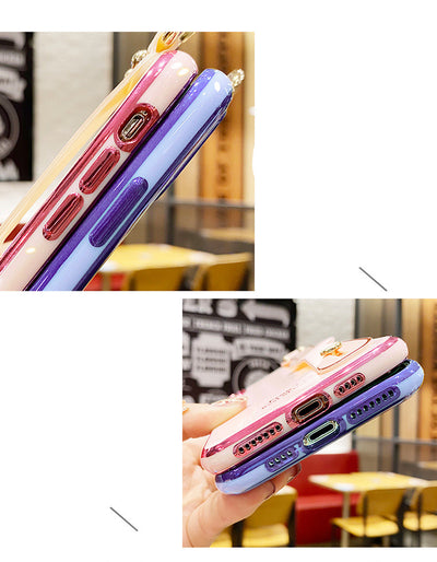 Funda para iPhone con Pulsera Electrochapada - Protección 6D Total - Image 25