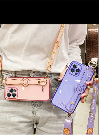 Funda para iPhone con Pulsera Electrochapada - Protección 6D Total - Image 23