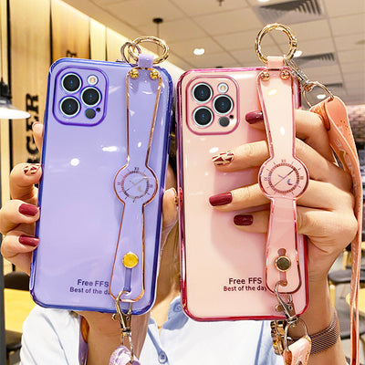Funda para iPhone con Pulsera Electrochapada - Protección 6D Total - Image 12
