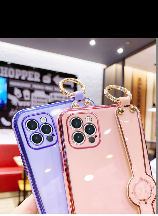 Funda para iPhone con Pulsera Electrochapada - Protección 6D Total - Image 13
