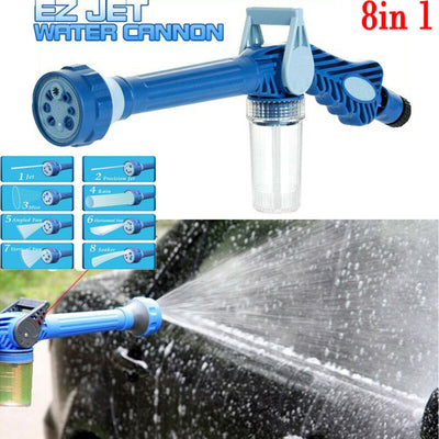 Pistola Lanzadora de Agua EZ Jet 8 en 1 - Limpiador de Autos Profesional