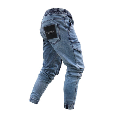 Pantalones Vaqueros Slim Fit Europeos y Americanos para Hombre - Image 9