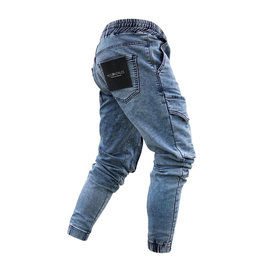 Pantalones Vaqueros Slim Fit Europeos y Americanos para Hombre - Image 9