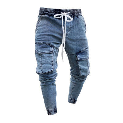 Pantalones Vaqueros Slim Fit Europeos y Americanos para Hombre - Image 4