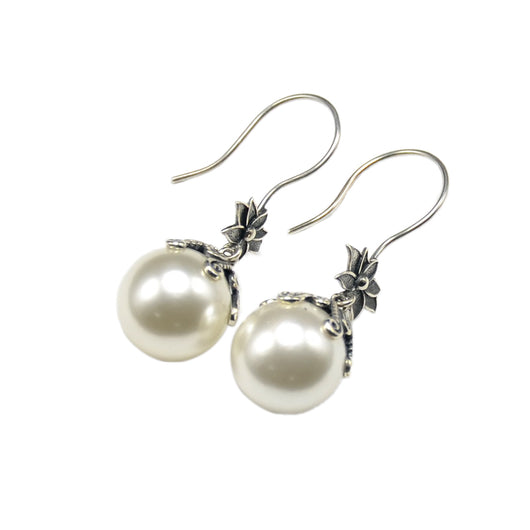 Aretes de Perla en Plata 925 Temperamento - Diseño Artesanal - Image 5
