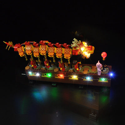 Juego de Luces LED Danza del Dragón - Bloques de Construcción Año Nuevo - Image 9