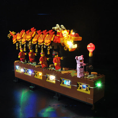 Juego de Luces LED Danza del Dragón - Bloques de Construcción Año Nuevo - Image 10