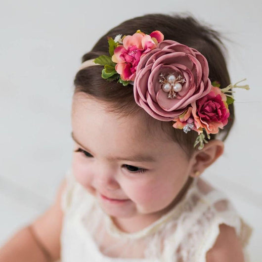 Accesorios para el Cabello con Flores - Diadema Simulada para Niñas - Image 15