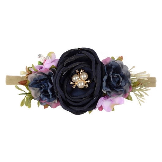 Accesorios para el Cabello con Flores - Diadema Simulada para Niñas - Image 3