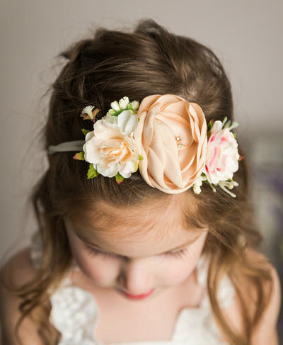 Accesorios para el Cabello con Flores - Diadema Simulada para Niñas - Image 2