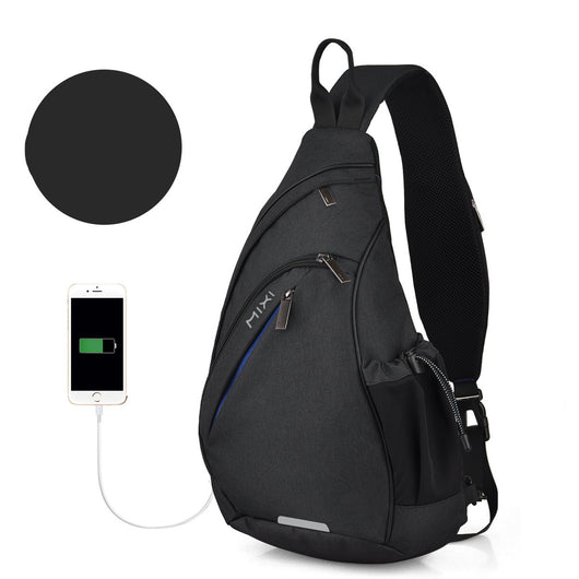 Bolsa Mensajero Triangular Impermeable para Hombre - Mochila Casual Compacta - Image 2